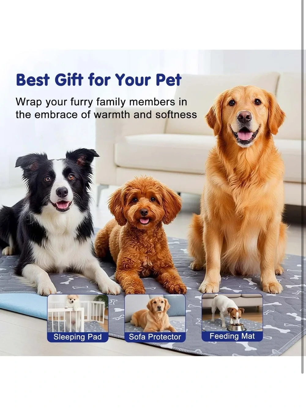 Elite Pads for Pets Washable Pee Pads Leak-Proof & Anti-Slip Pet Training Pad